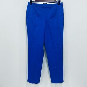 NWT J. Crew 4 Martie Royal Blue Bi-Stretch Ankle Pants Office Siren Corpcore